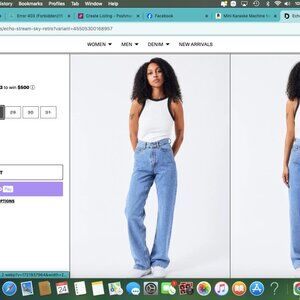 Dr. Denim Sky Stream Retro Denim Jeans
